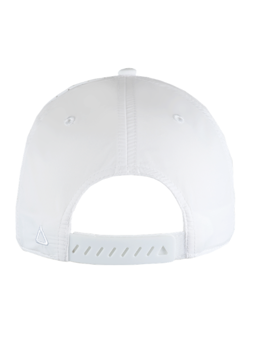 Texas Long Horns White Laser Panel Cap with Dimensional Rubber Patch