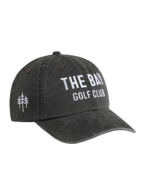 The Bay Golf Club Charcoal Youth Fit Twill Cap