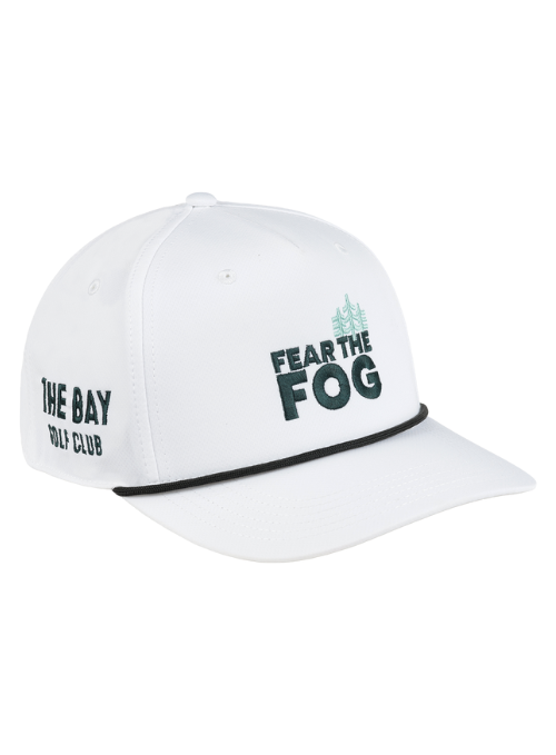 The Bay Golf Club White AeroSphere Tech Rope Cap