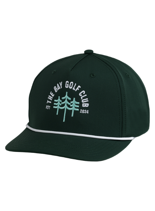 The Bay Golf Club Green AeroSphere Tech Rope Cap