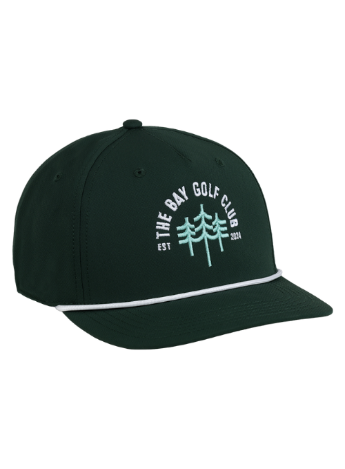 The Bay Golf Club Green AeroSphere Tech Rope Cap