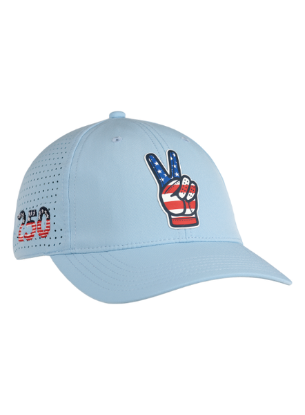 USA 250 AeroSphere Sky Blue Performance Hat with Perforated Panels