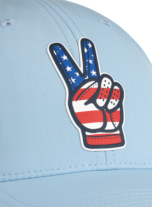 USA 250 AeroSphere Sky Blue Performance Hat with Perforated Panels