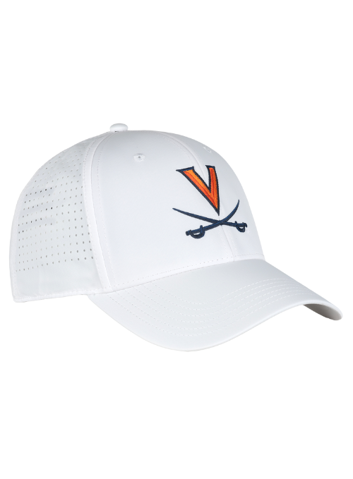 Virginia Cavaliers White Heather Laser Panel Cap
