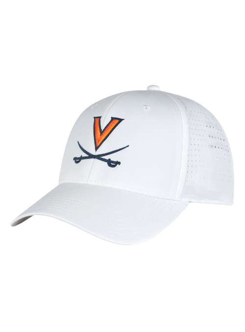 Virginia Cavaliers White Heather Laser Panel Cap