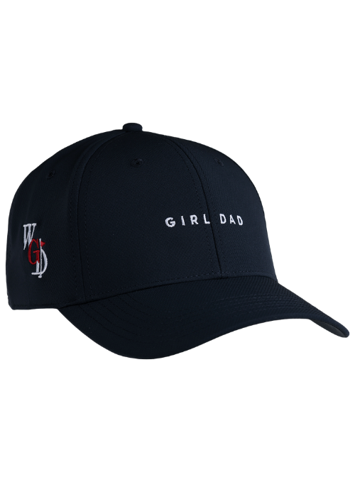 Women's Golf Day GIRL DAD Navy AeroSphere Tech Fabric Hat