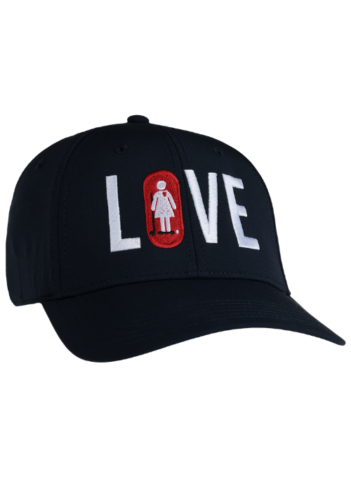Women's Golf Day LOVE Navy AeroSphere Tech Fabric Hat