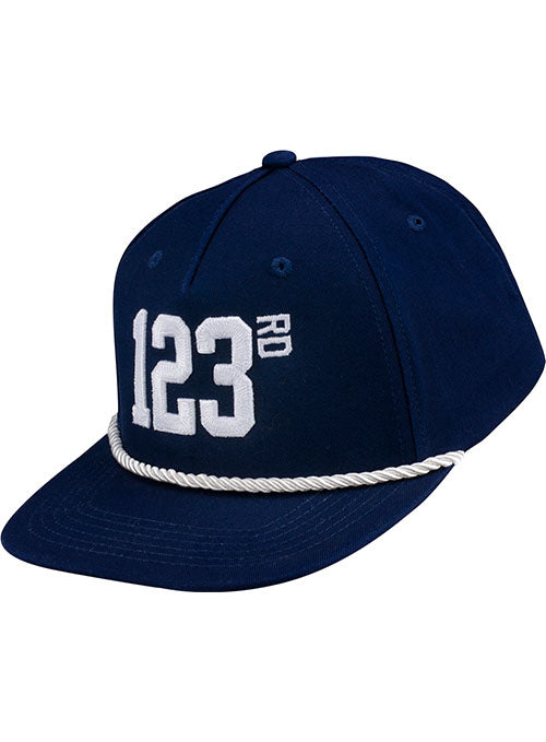 2023 U.S. Open Navy Blue Cotton Twill Rope Cap - Left Side View