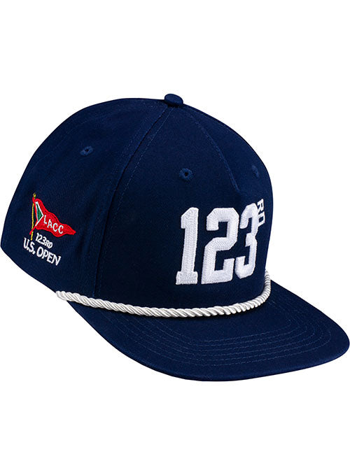 2023 U.S. Open Navy Blue Cotton Twill Rope Cap - Right Side View