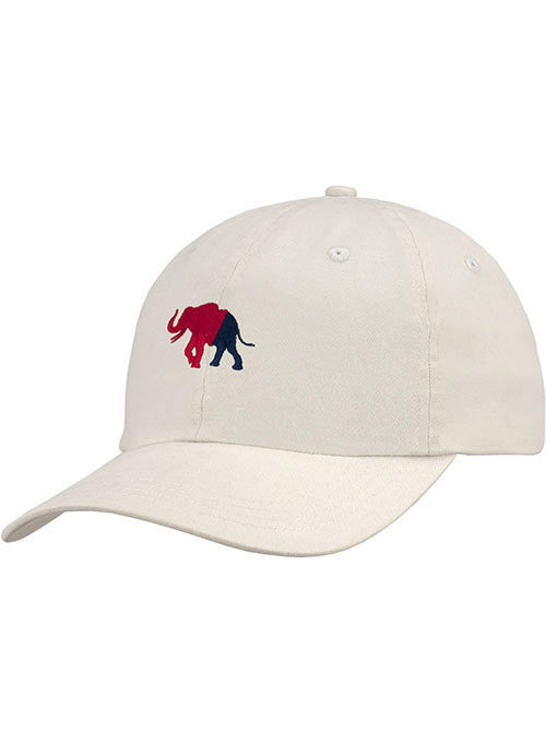 Newport Elephant Relaxed Adjustable Ahead Cap in Chalk - Front Right View