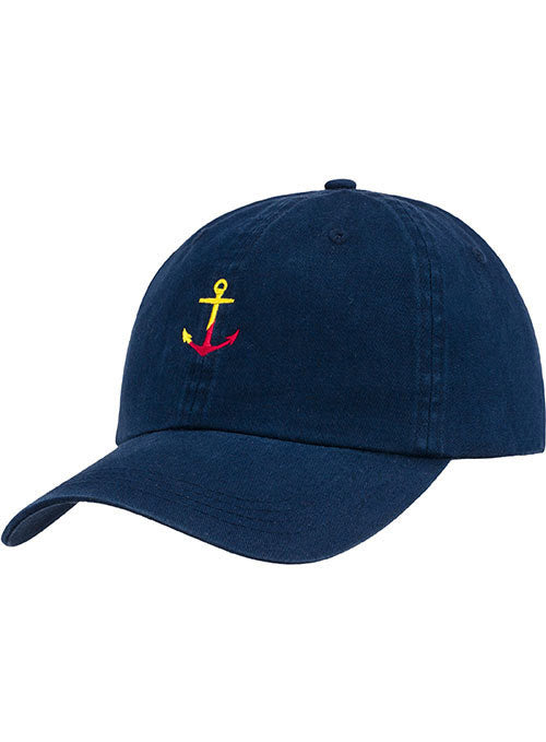 Newport Anchor Relaxed Adjustable Ahead Cap in U.S. Navy - Front Right View