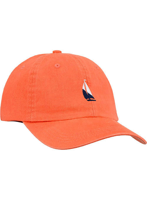 Newport Sailboat Relaxed Adjustable Ahead Cap in Sunkist - Front Left View