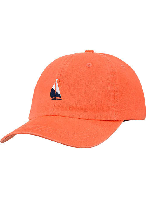Newport Sailboat Relaxed Adjustable Ahead Cap in Sunkist - Front Right View