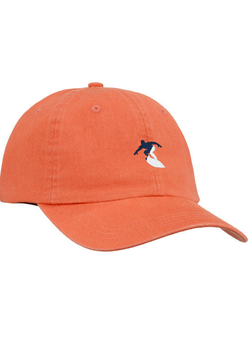 Newport Surfer Relaxed Adjustable Ahead Cap in Sunkist - Front Left View