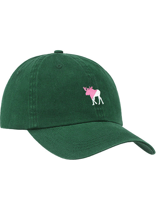 Newport Moose Relaxed Adjustable Ahead Cap in Georgia Green - Front Left View