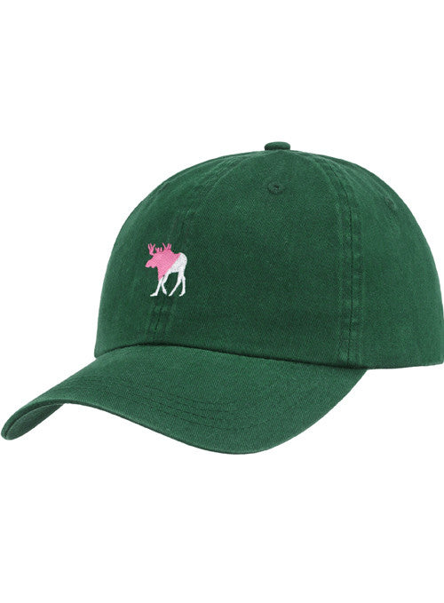 Newport Moose Relaxed Adjustable Ahead Cap in Georgia Green - Front Right View