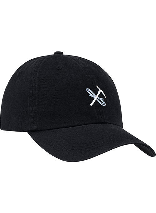 Newport Mountain Axe Relaxed Adjustable Ahead Cap in Soot - Front Left View