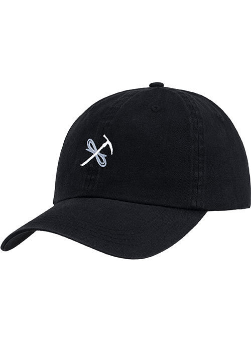 Newport Mountain Axe Relaxed Adjustable Ahead Cap in Soot - Front Right View