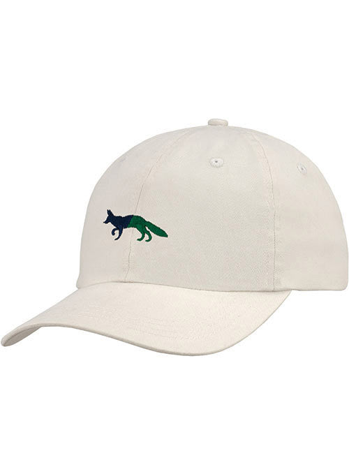 Newport Fox Relaxed Adjustable Ahead Cap in Chalk - Front Right View