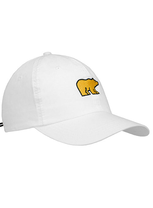 Jack Nicklaus Lightweight White Cotton Ahead Cap - Front Left View