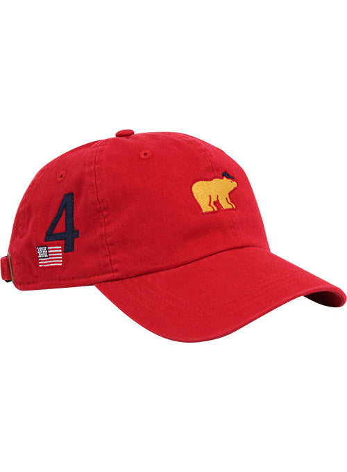 Jack Nicklaus Red "Majors" Ahead Cap - Front Left View