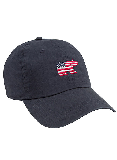 Jack Nicklaus USA Navy Bear Ahead Cap - Front View