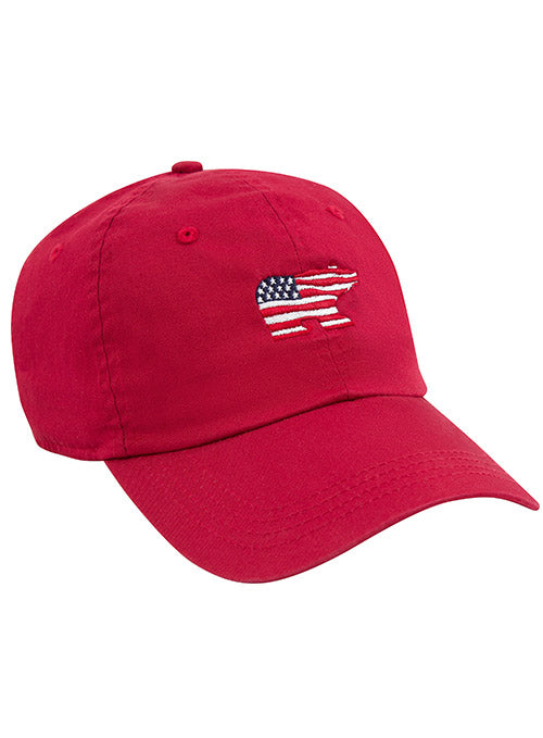 Jack Nicklaus USA Red Bear Ahead Cap - Front View