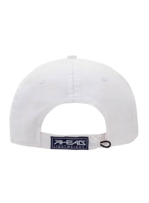 Jack Gives Back Hat By Ahead in White - Back View