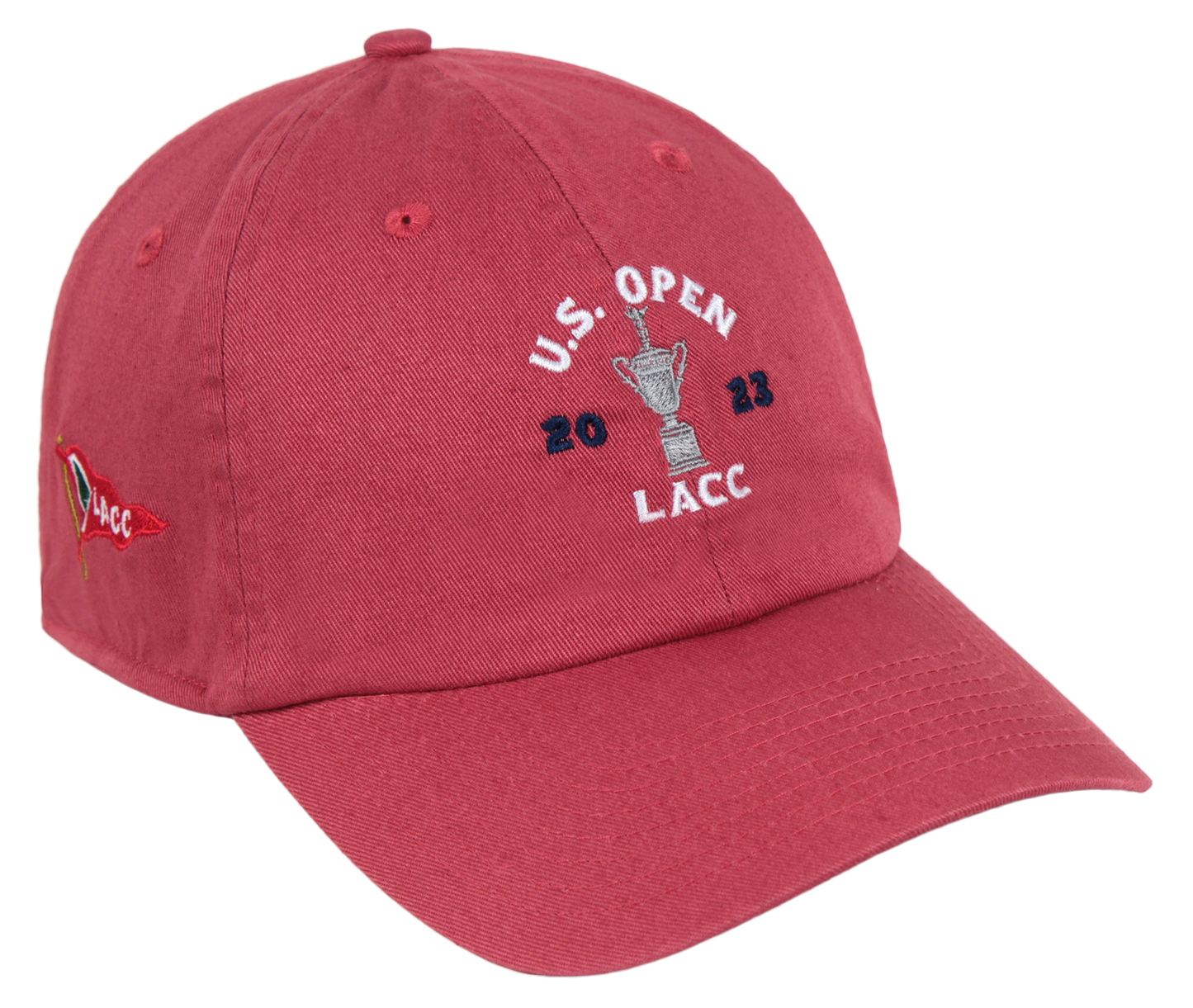 U.S. Open Red Washed Cotton Twill Relaxed Fit Cap