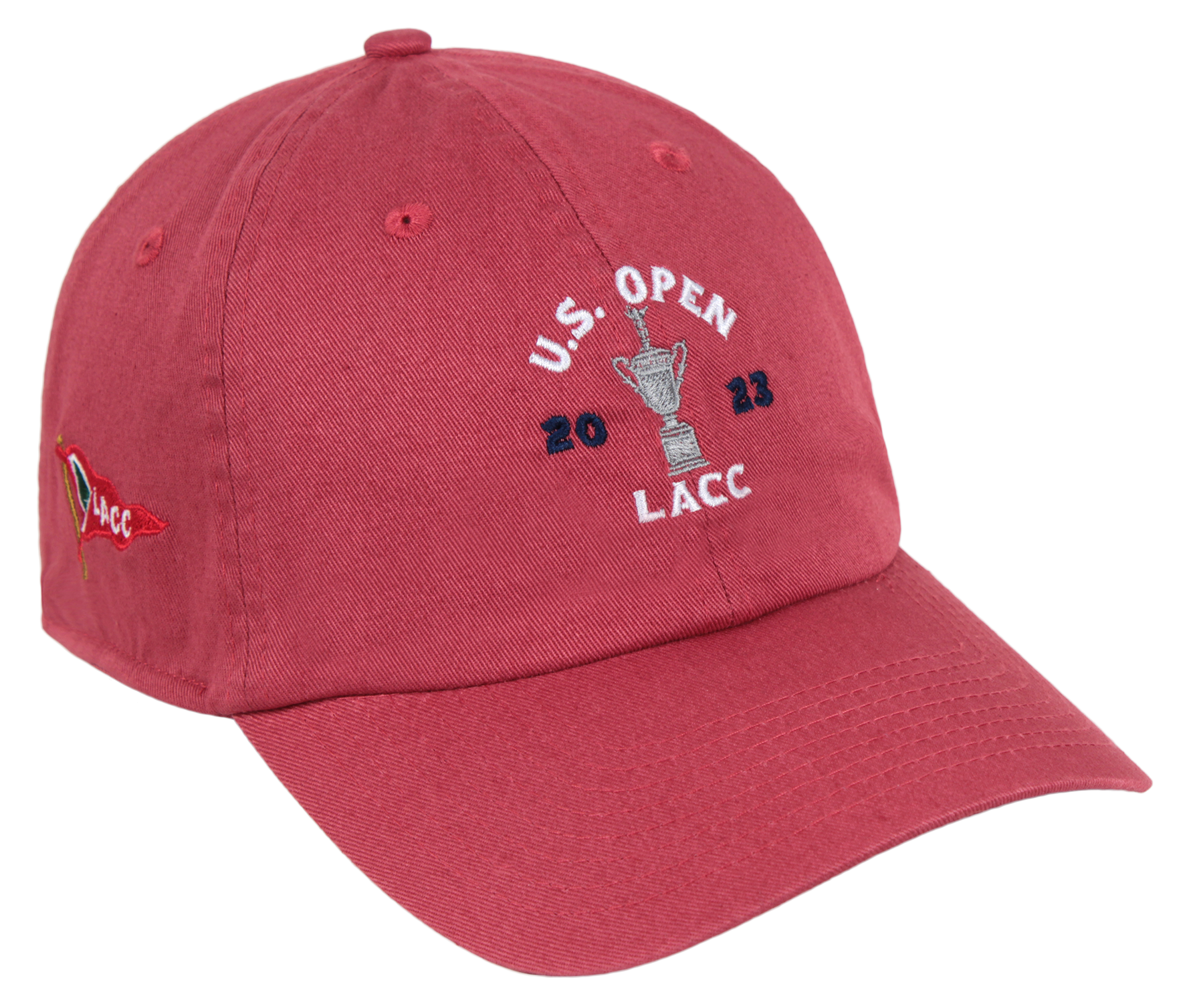 U.S. Open Red Washed Twill USA – Fit Relaxed Shop Cap Ahead Cotton