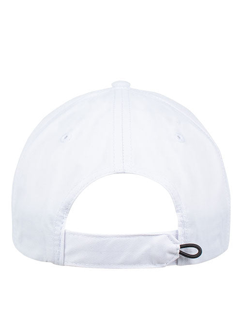 RIGA Mid-Fit Cap in White - Back View